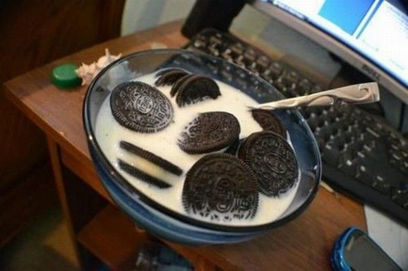 Image result for oreos in milk