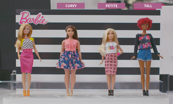 Mattel Announces Barbie Has Three New Body Types 