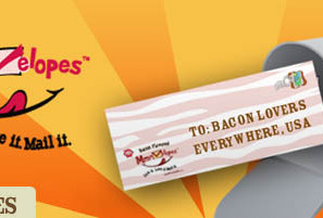 bacon flavored envelopes