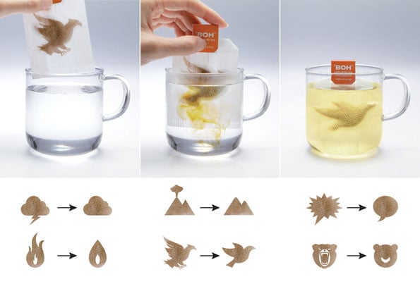 Transforming Tea Bags Go From Stressed To Relaxed In Hot Water