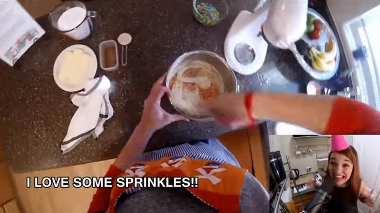 A Metal Song On How To Make A Funfetti Birthday Cake