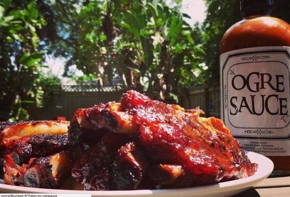 Ogre Sauce ribs