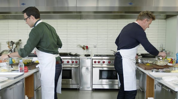 A Regular Guy Tries To Cook With Gordon Ramsey…