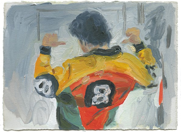 player with number 8