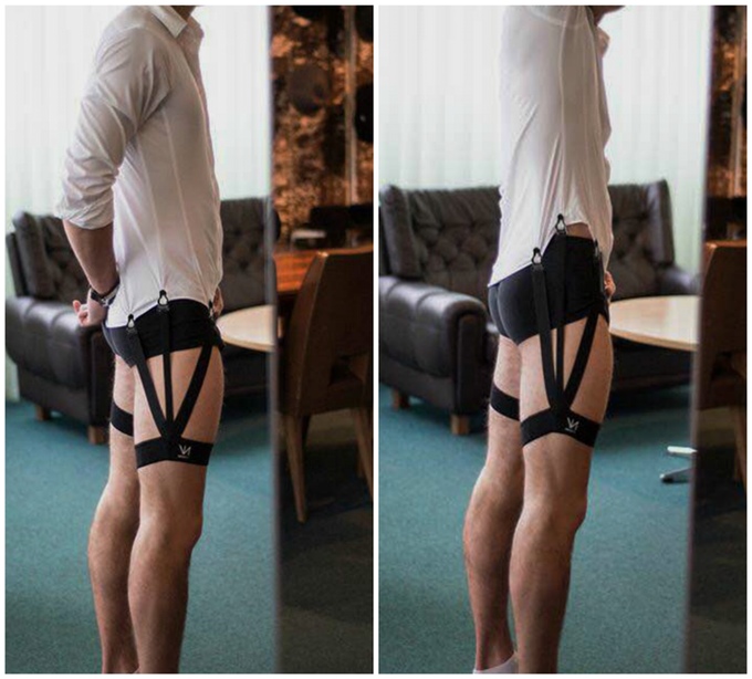 Keep Your Shirt Tucked In With This Weird Shirt Garter Belt