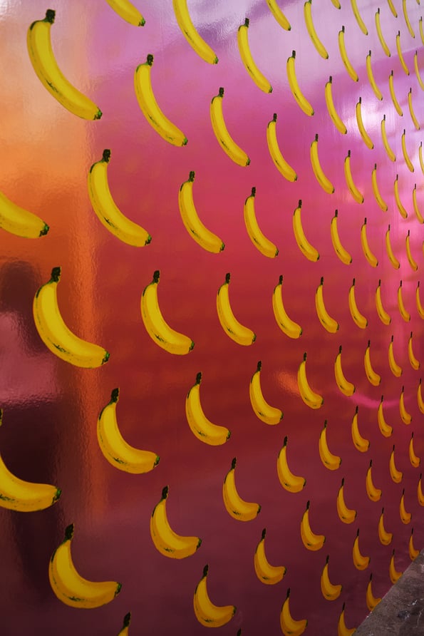 wall painting of banana