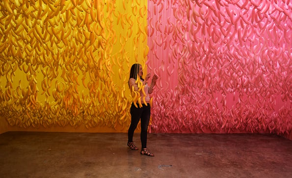 wall painting of banana