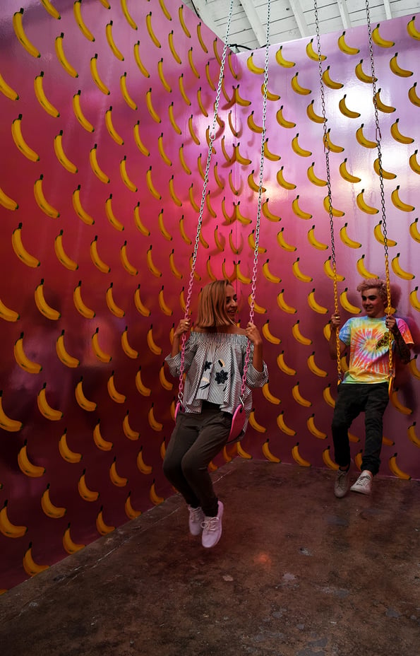 wall painting of banana