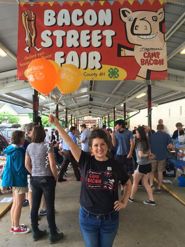 Camp Bacon street fair