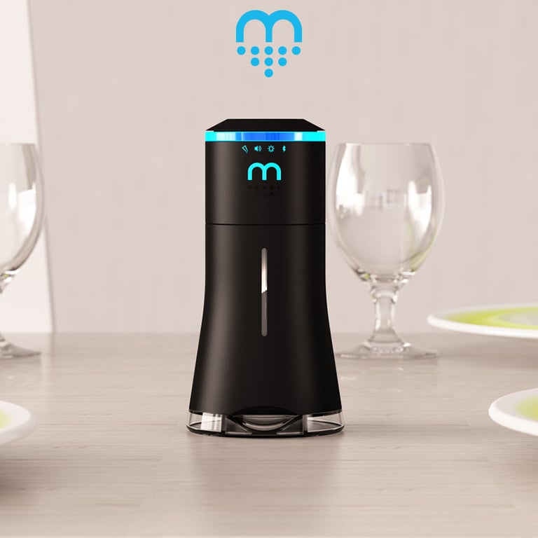 A Smart Saltshaker That Doubles As A Bluetooth Speaker