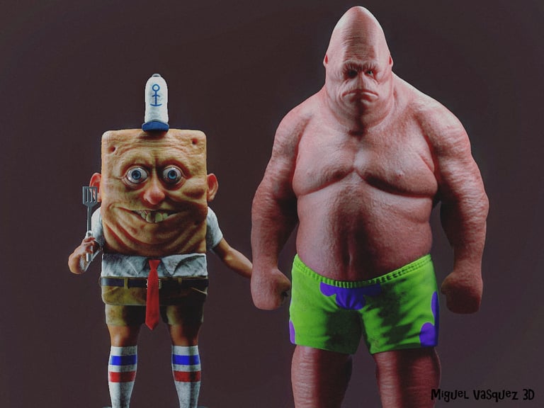Cartoon Character in real life