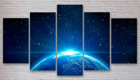 Multi panel wall art