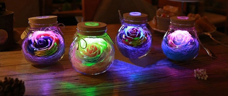 Romantic Illumination – Rose Light Bottle
