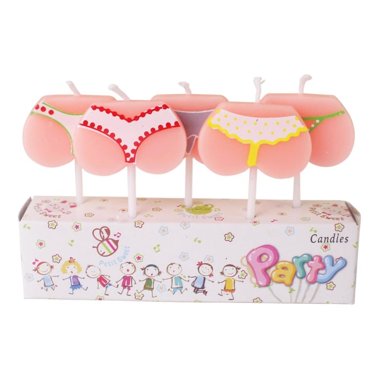 bikini birthday candles