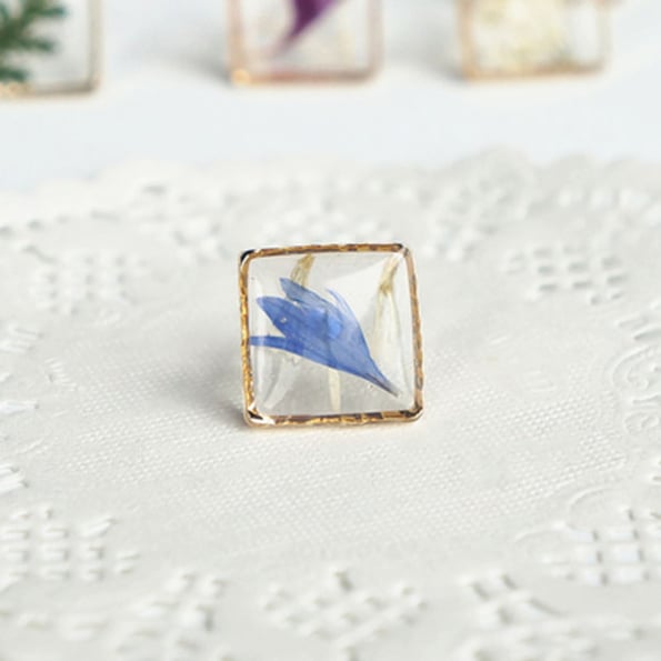 Floral Fashion Jewelry - Picture Frame Earring