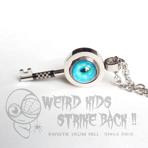 Dragon’s Eye Skeleton Key Necklace