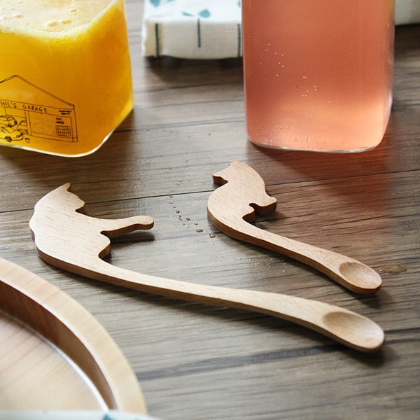 Kitty Stir Stick - Wooden Spoon