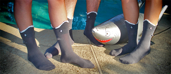 3d shark socks