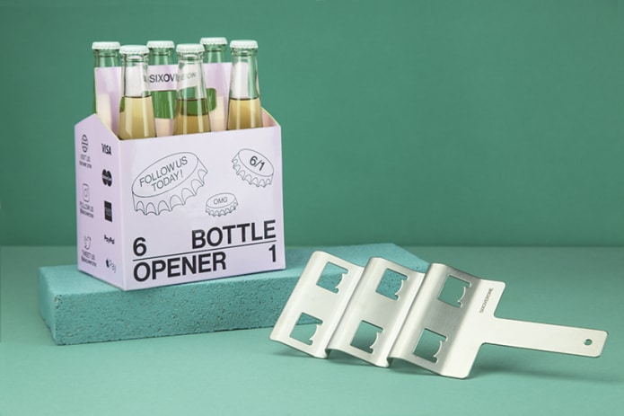 Six Pack Bottle Opener