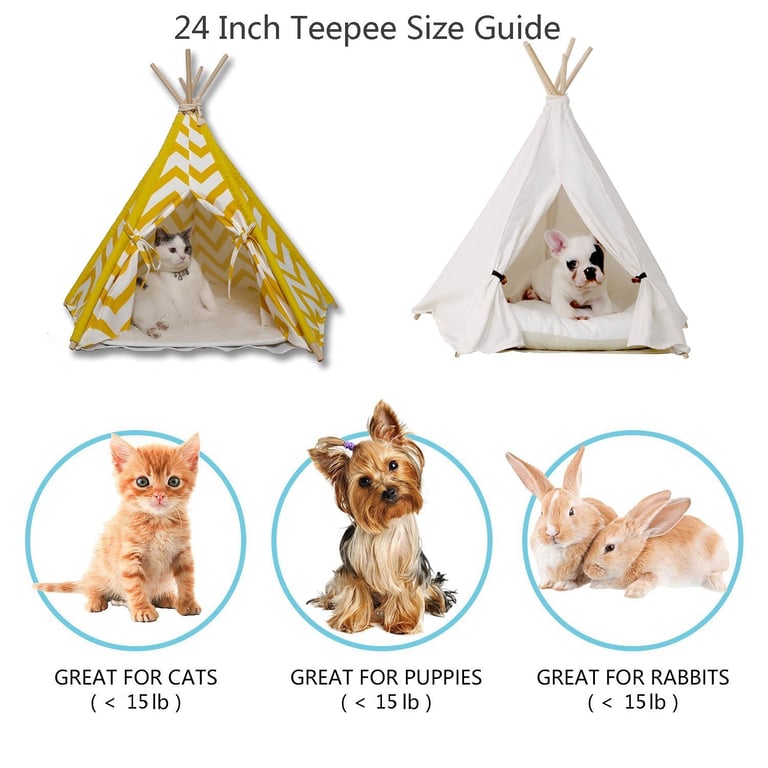 Teepee Puppy & Kitten Portable Pet Tents
