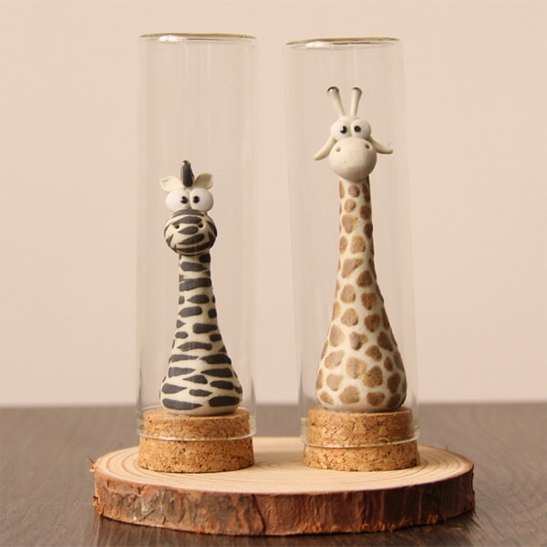 Zebra & Giraffe Figure