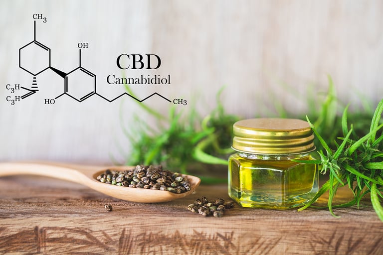 Cannabis Of The Formula Cbd Cannabidiol. Hemp Oil, Cbd Oil Canna