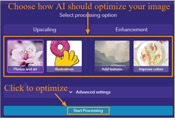 optimize your image