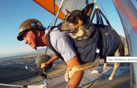 men with dog
