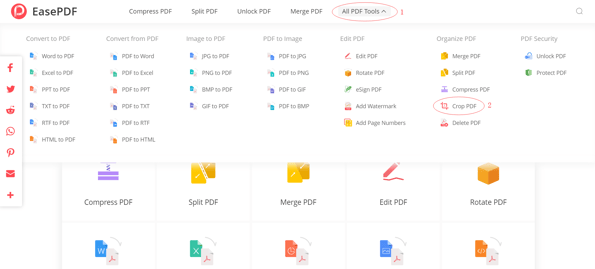 Way to Crop PDF