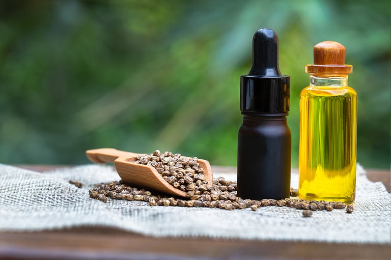 CBD oil hemp products. CBD oil cannabis extract, Medical cannabis concept.