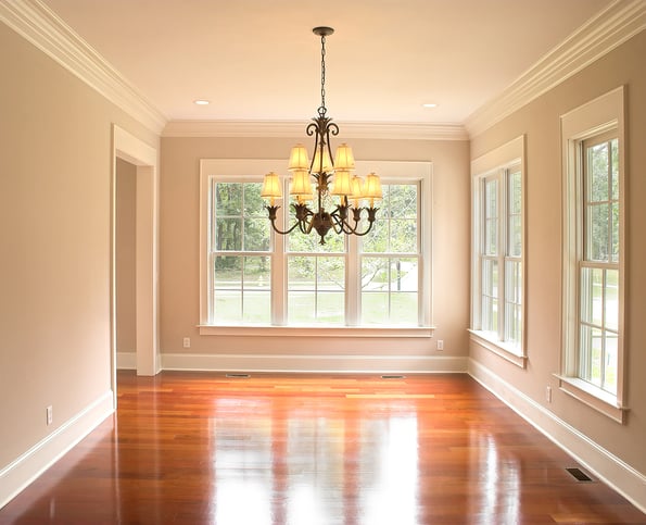 unfurnished dining room with lots of windows place your own furniture