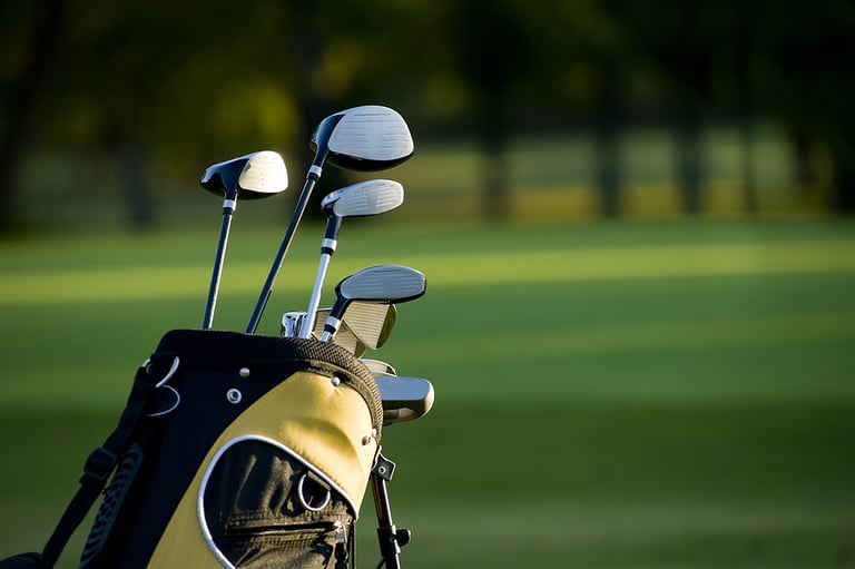 golfing
