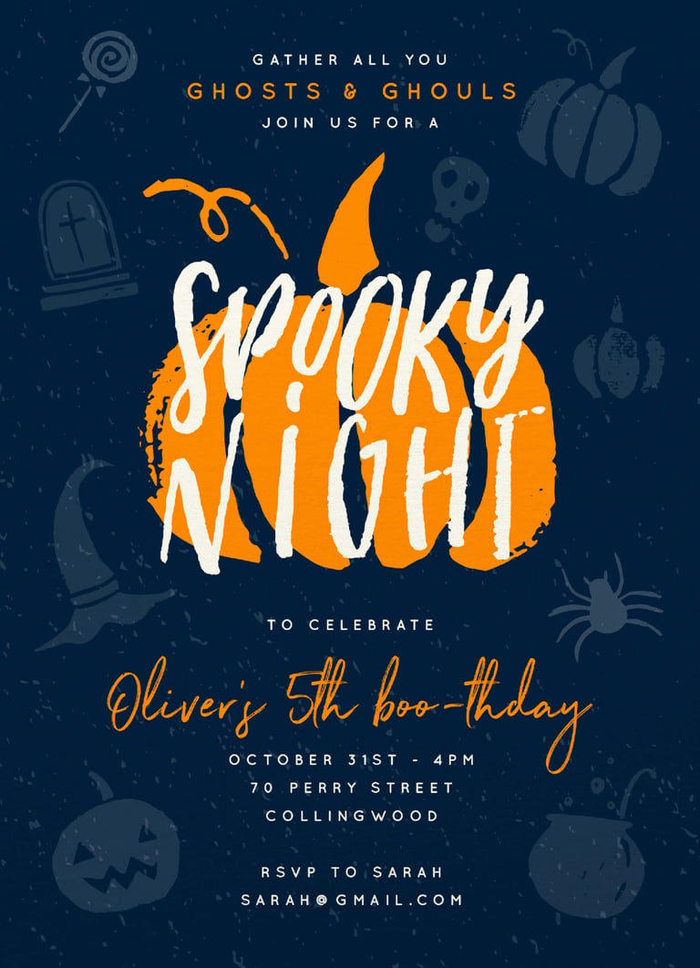 Halloween Birthday Parties