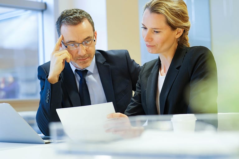 Business people meeting in modern office