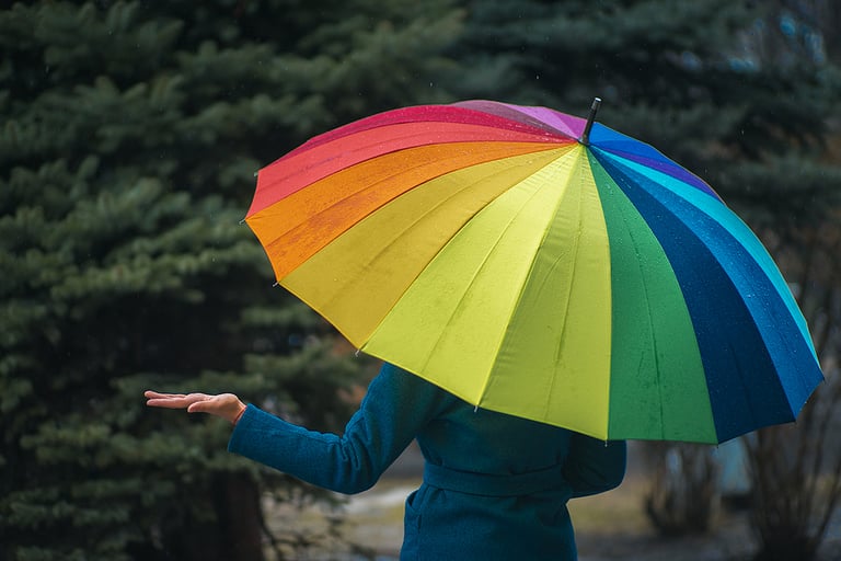 Lighted Safety Umbrella