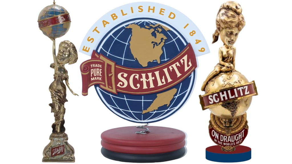 Schlitz end of brewing bobbleheads keepsakes