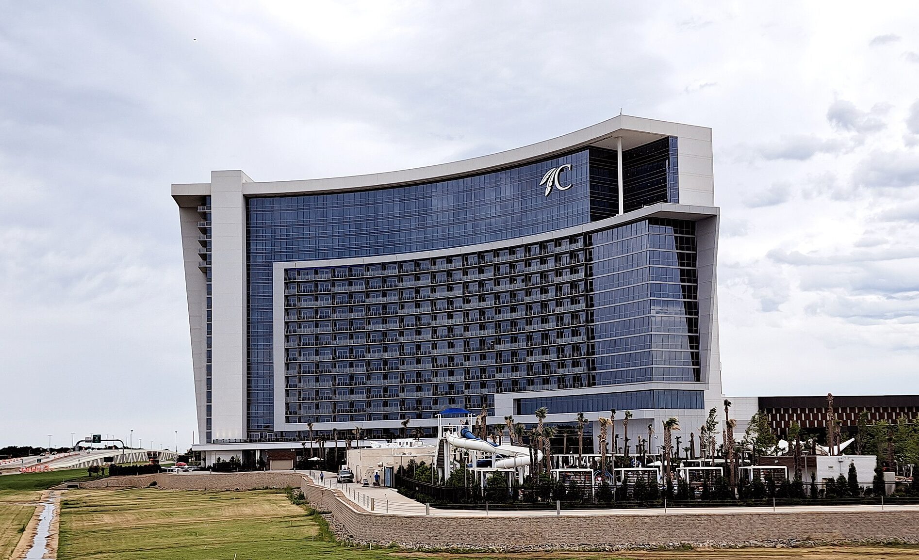 Exterior view of the Choctaw Resort and Casino.