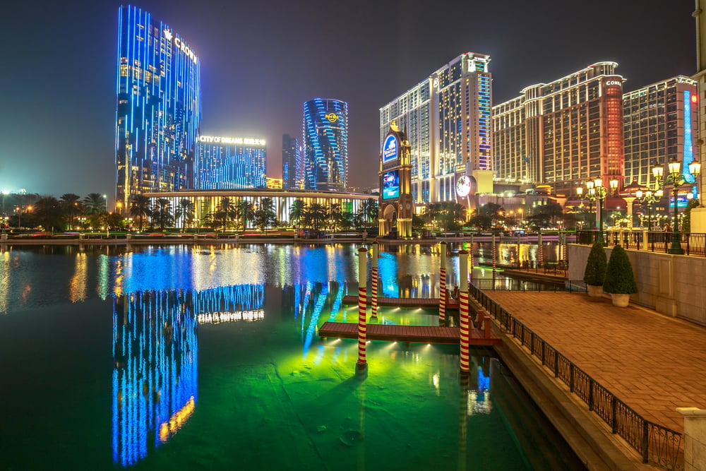 City of Dreams and Cotai Strip casino hotels in Macau