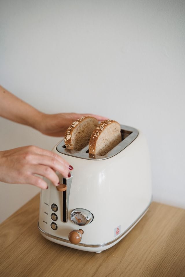 image toaster with custom heating plates