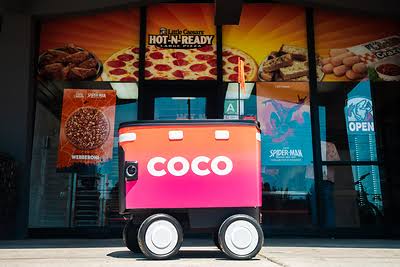 Coco Robots Are Now Actually Delivering Little Caesars Pizza to Customers