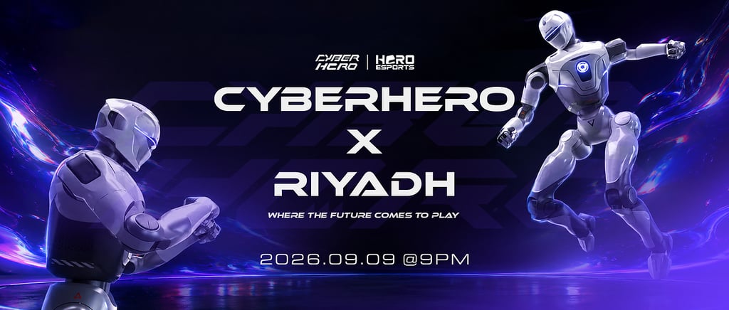 riyadh humanoid robots kickboxing fight banner