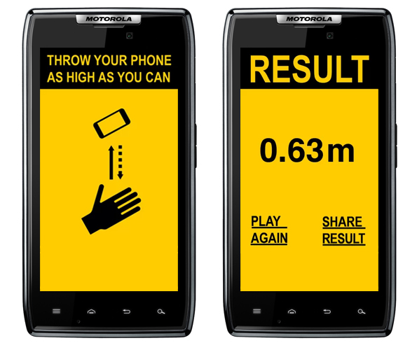 SMTH App Tests How High You Can Throw Your Phone