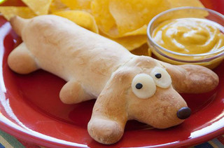 A Hot Dog In A Dog
