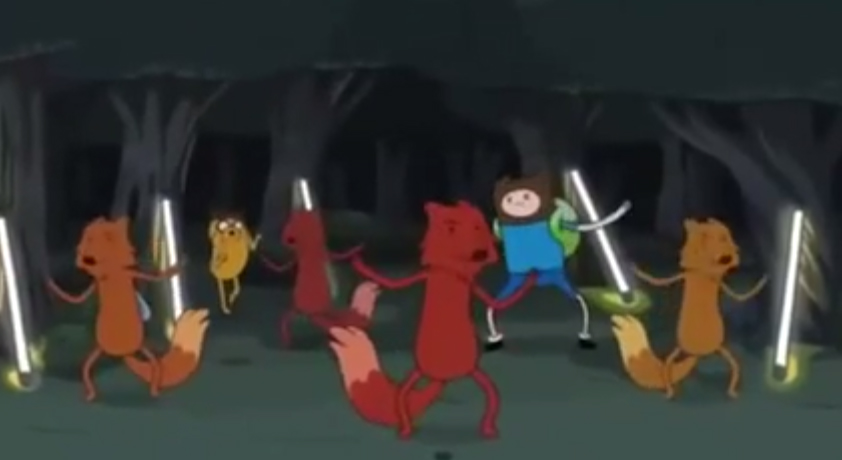 Adventure Time Parodies ‘The Fox’