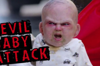 Terrifying Devil Baby Prank