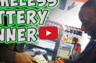 A Homeless Man’s Reaction To Winning The Lottery
