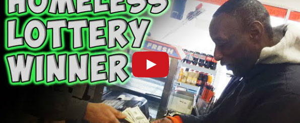 A Homeless Man’s Reaction To Winning The Lottery