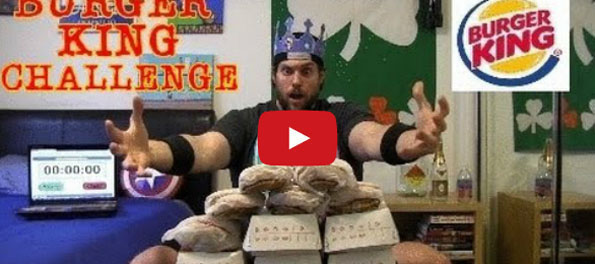 Guy Eats Every Burger From BK In One Sitting