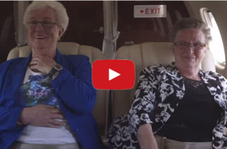 Two Old Ladies Taking Their First Flight Will Make You Happy