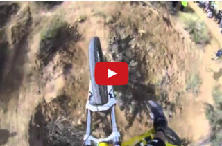 Man Mountain Bikes On A Cliff, Does Not Pee Pants